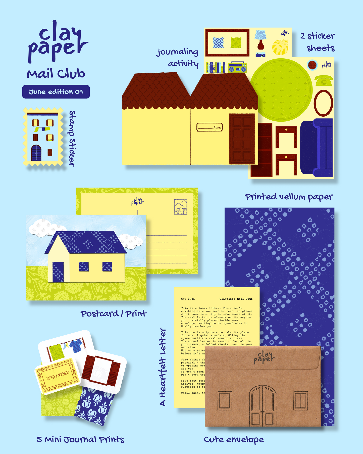 Catch-up - Claypaper Mail Club (June Edition)